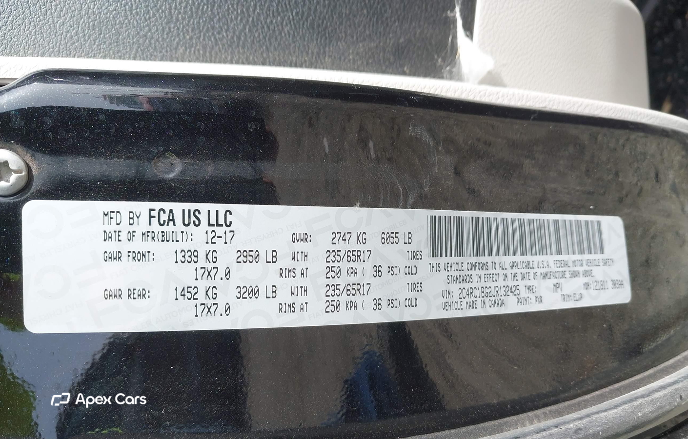 Chrysler Pacifica 2018