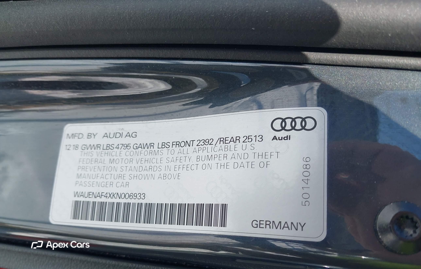 Audi A4 2019