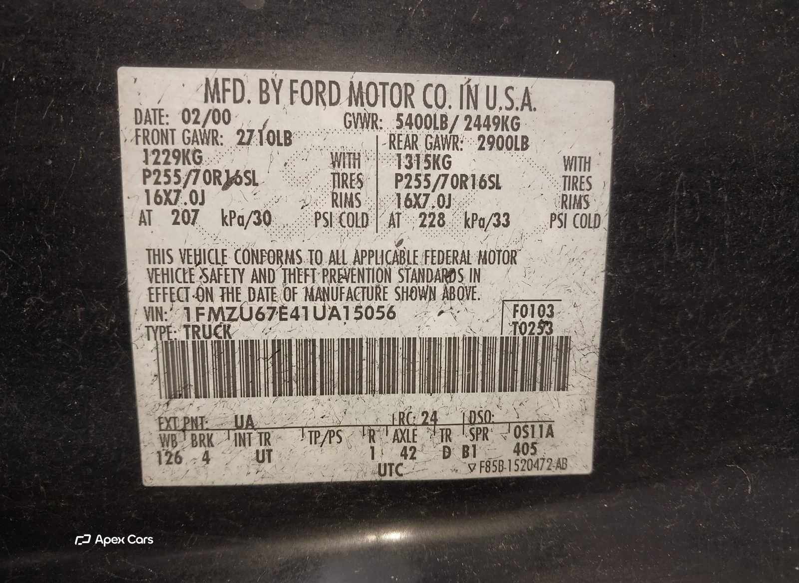 Ford Explorer Sport Trac 2001