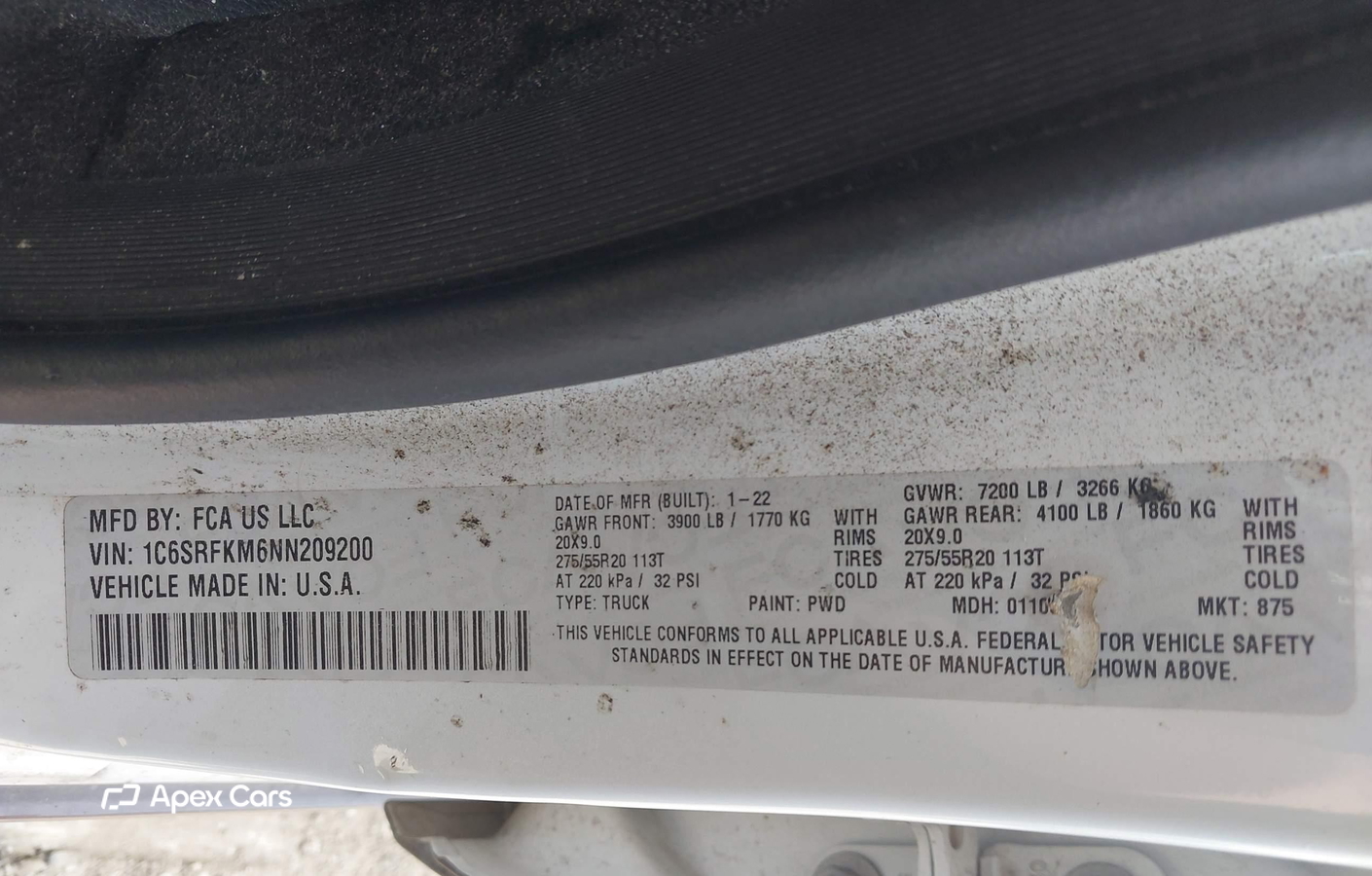 RAM 1500 2022