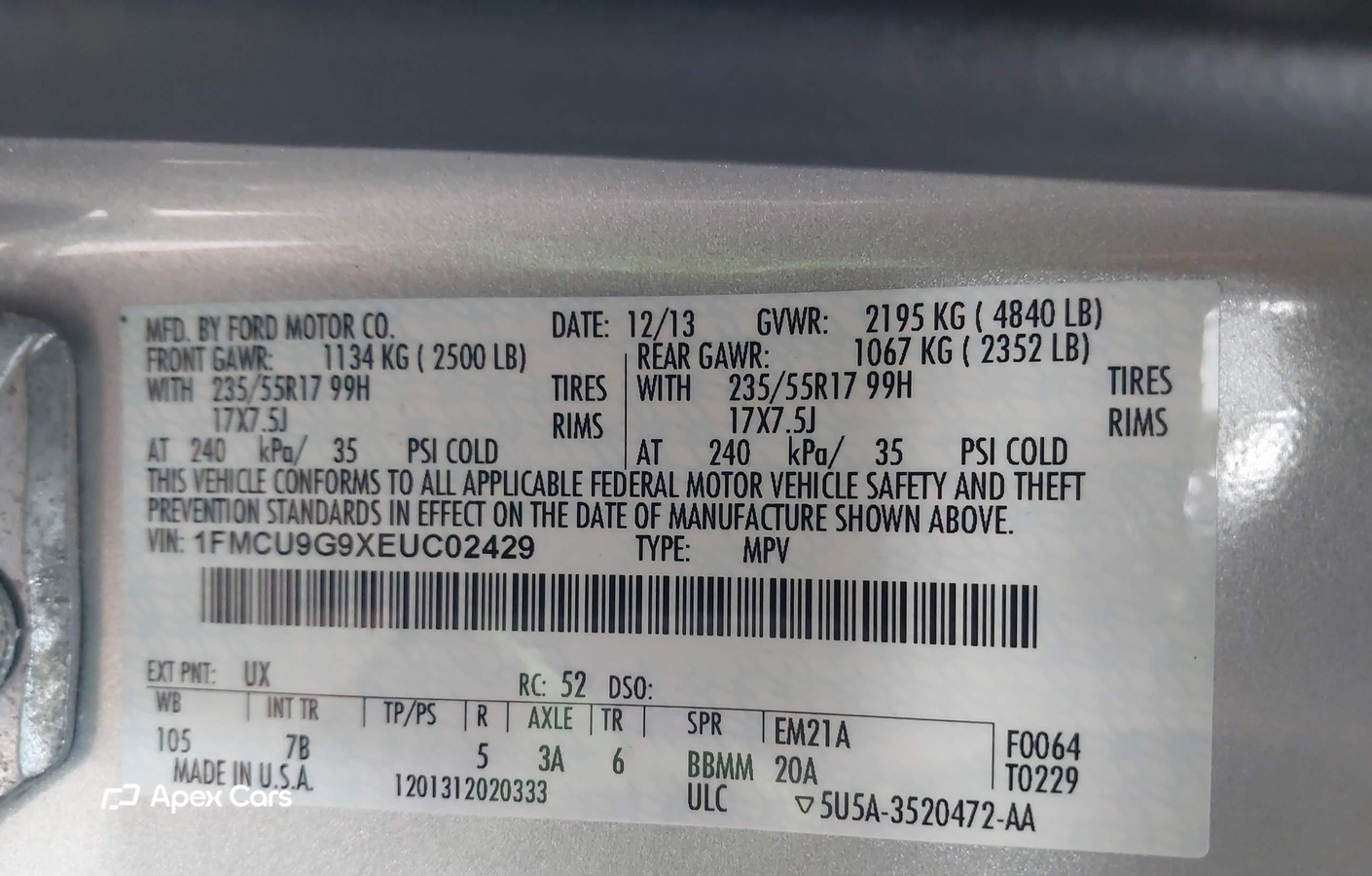 Ford Escape 2014