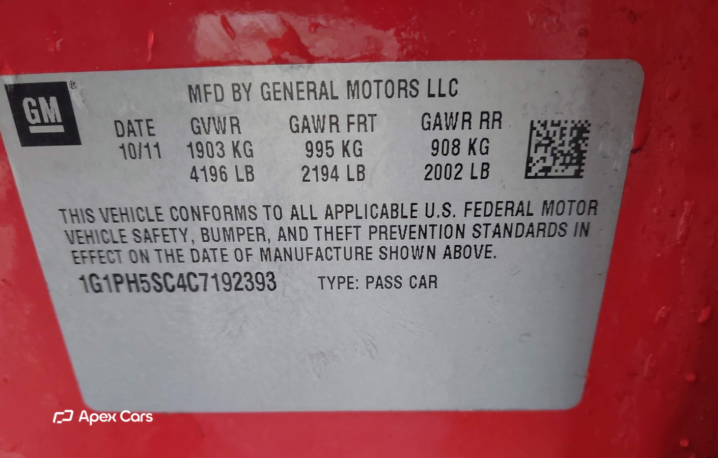 Chevrolet Cruze 2012