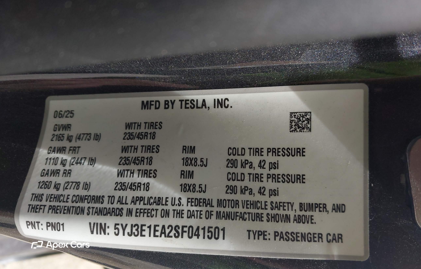 Tesla Model 3 2025