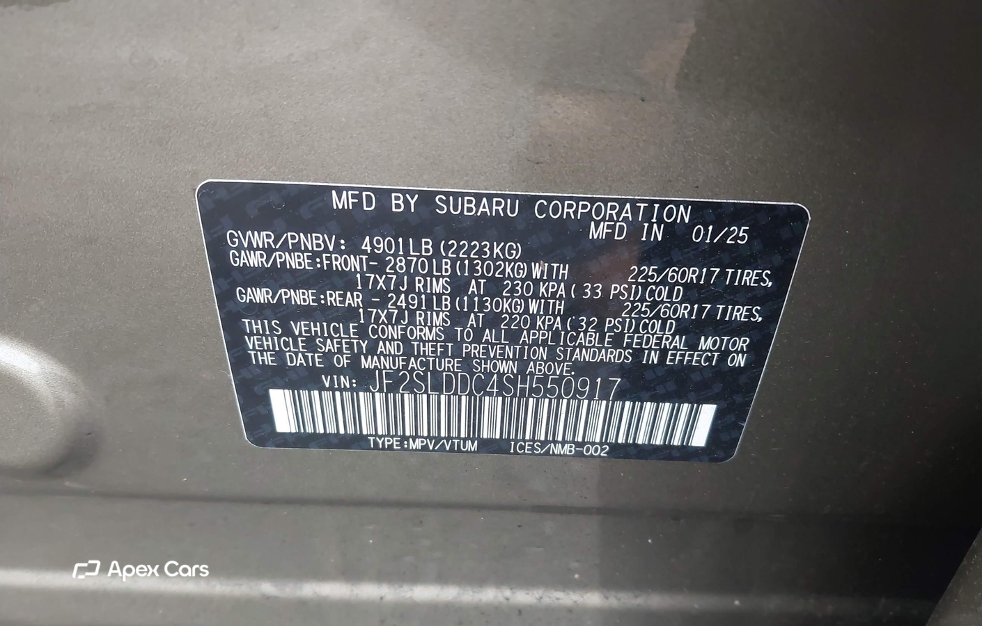 Subaru Forester 2025