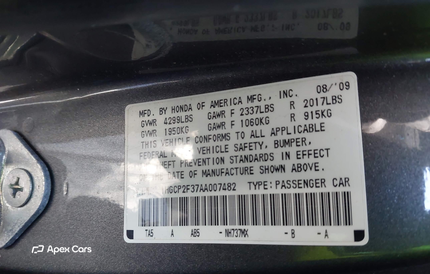 Honda Accord 2010