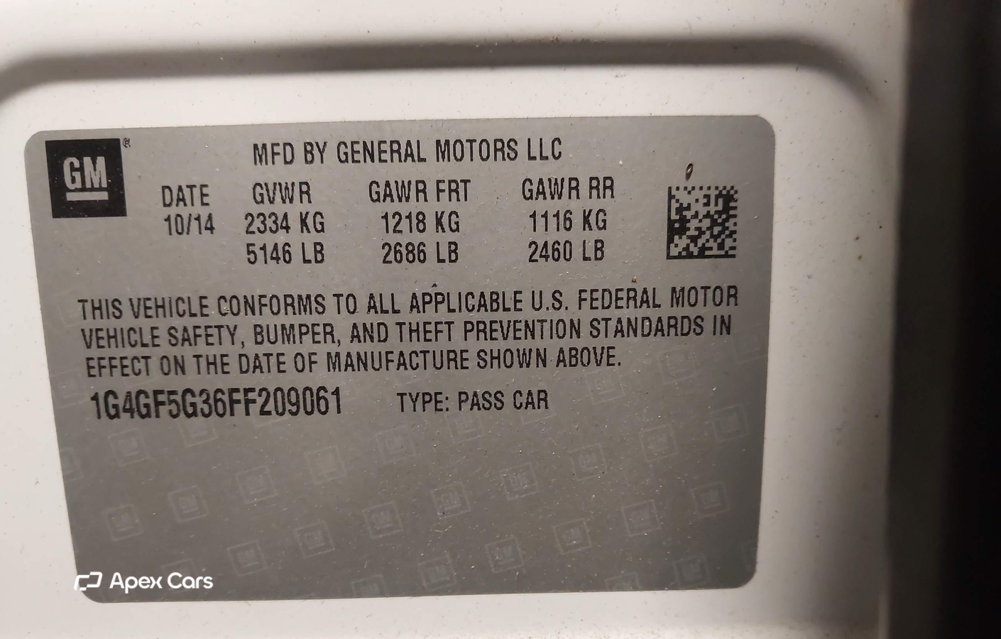 Buick LaCrosse 2015