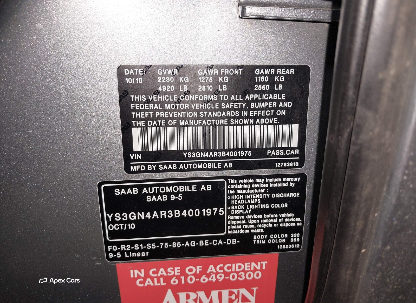 Saab 9-5 2011
