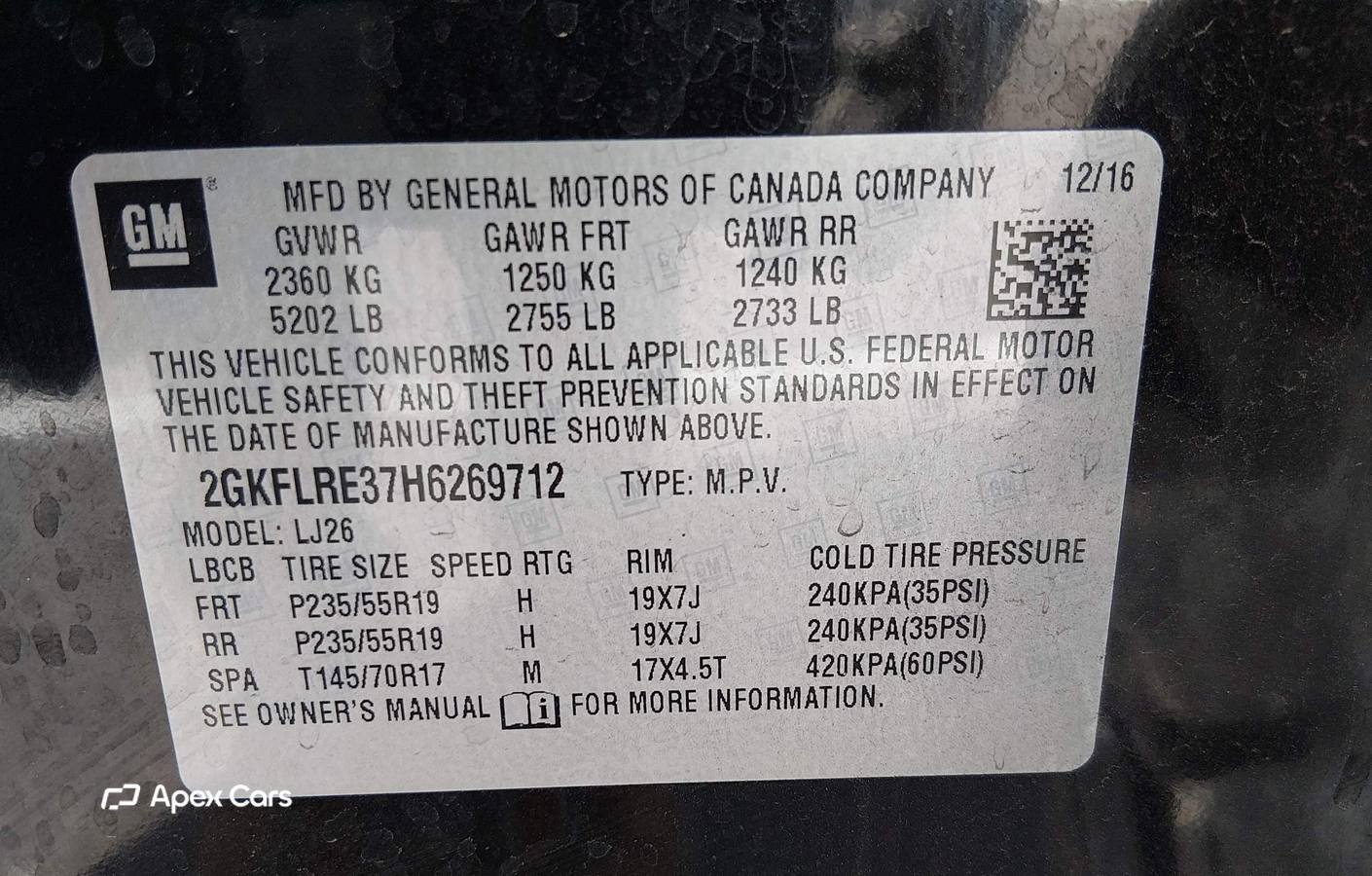 GMC Terrain 2017