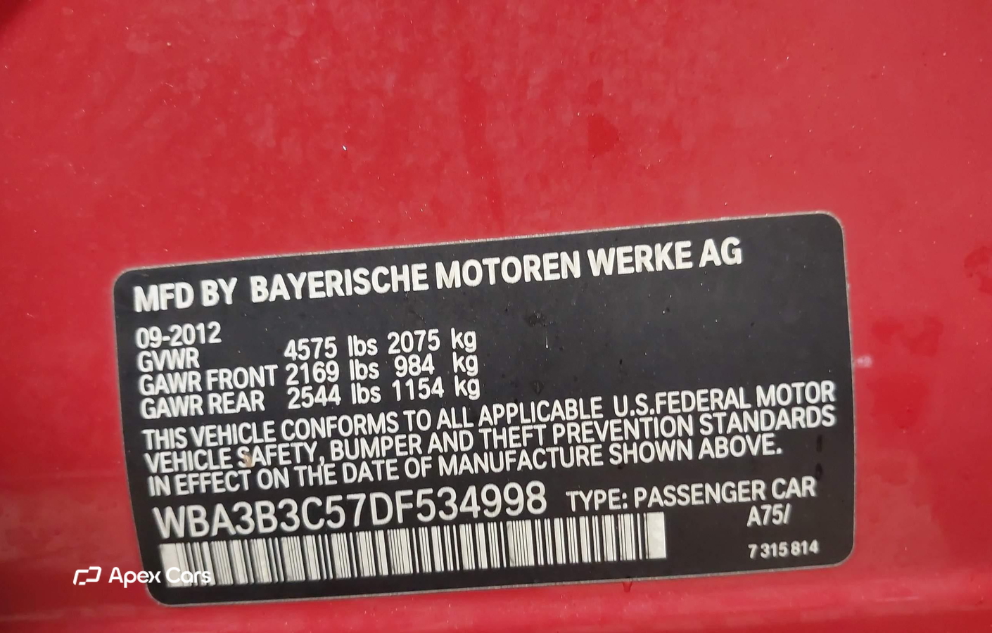 BMW Series 3 2013
