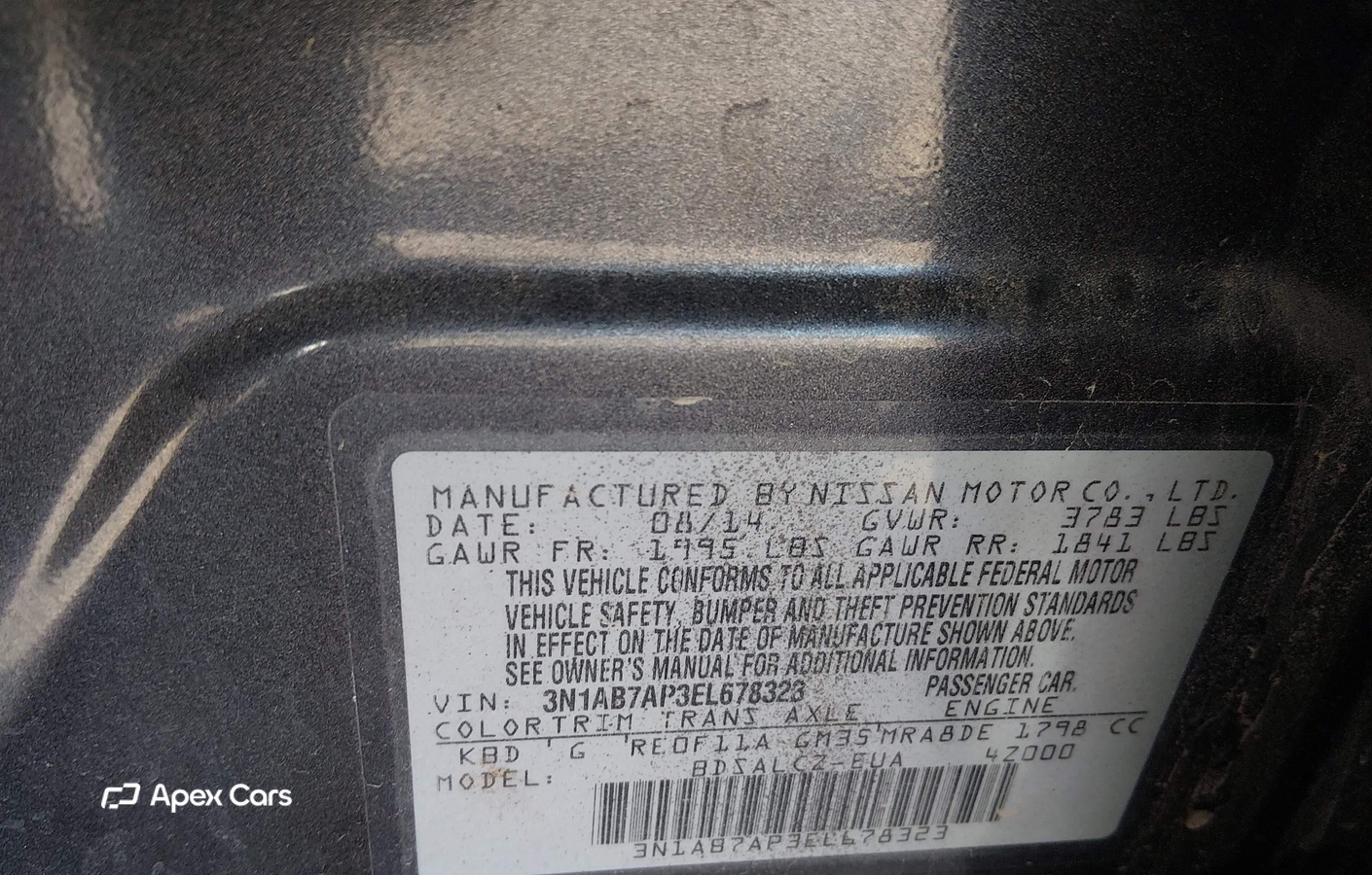 Nissan Sentra 2014