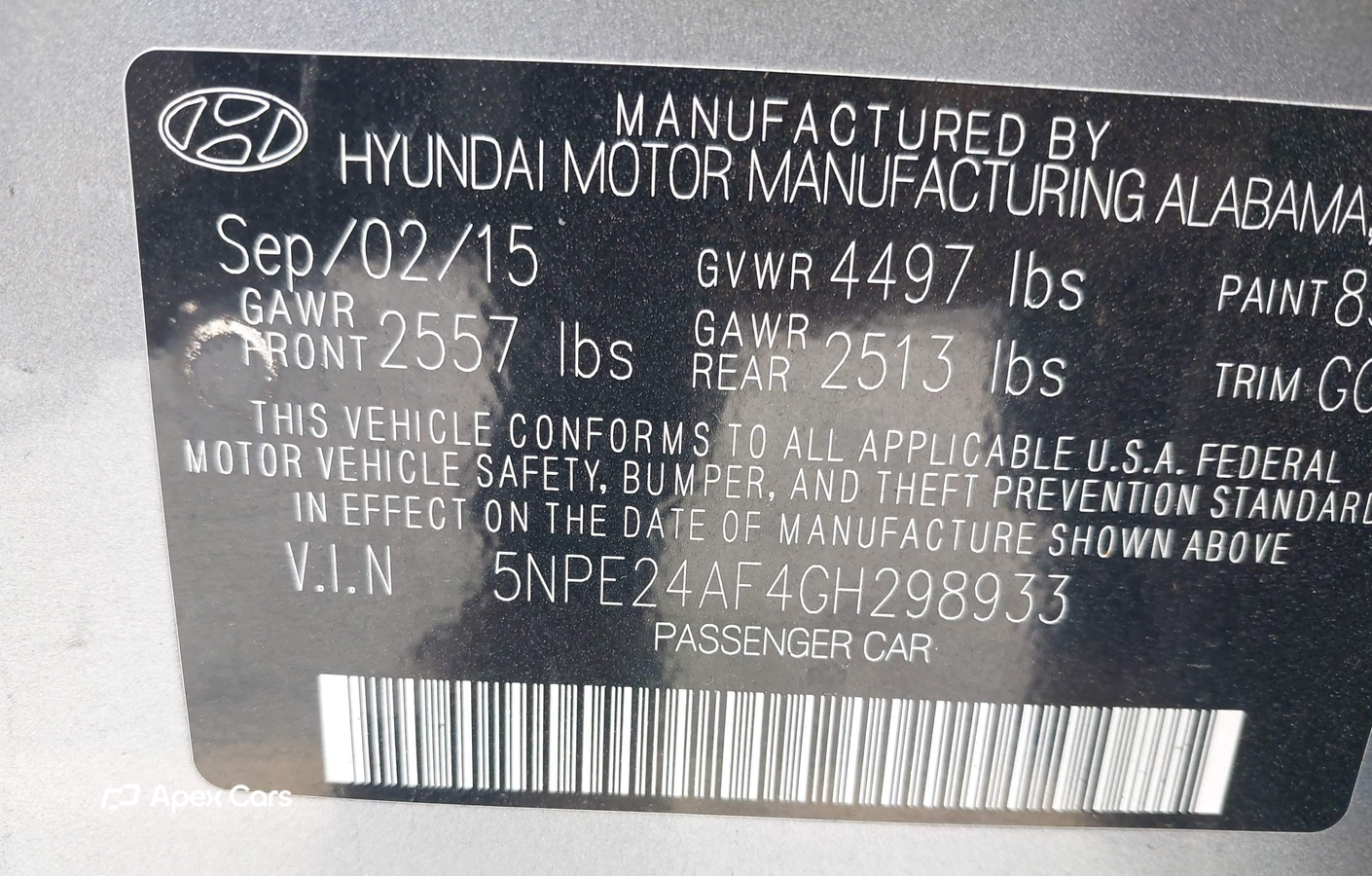 Hyundai Sonata 2016