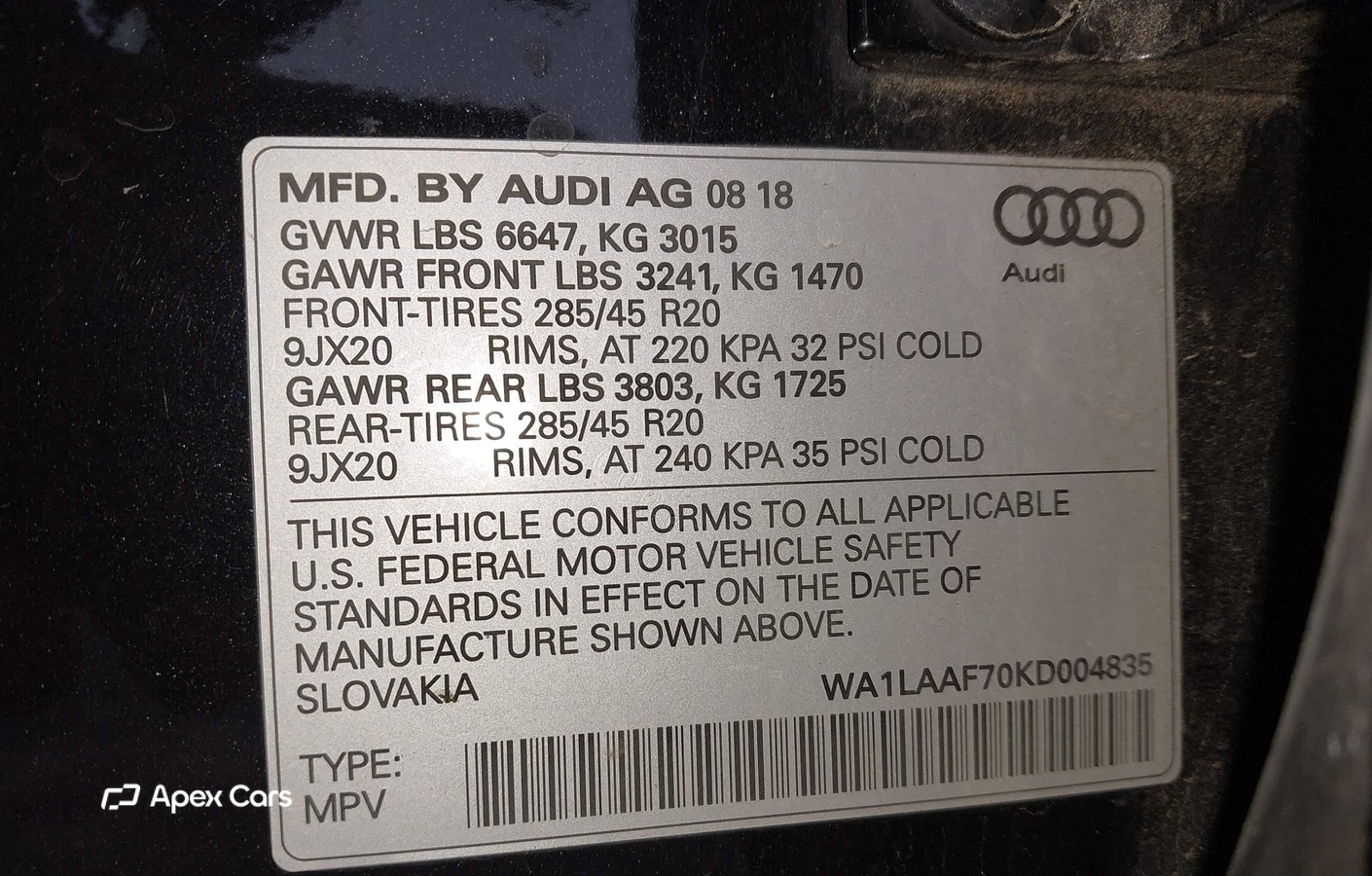 Audi Q7 2019