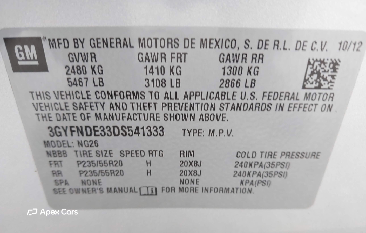 Cadillac SRX 2013