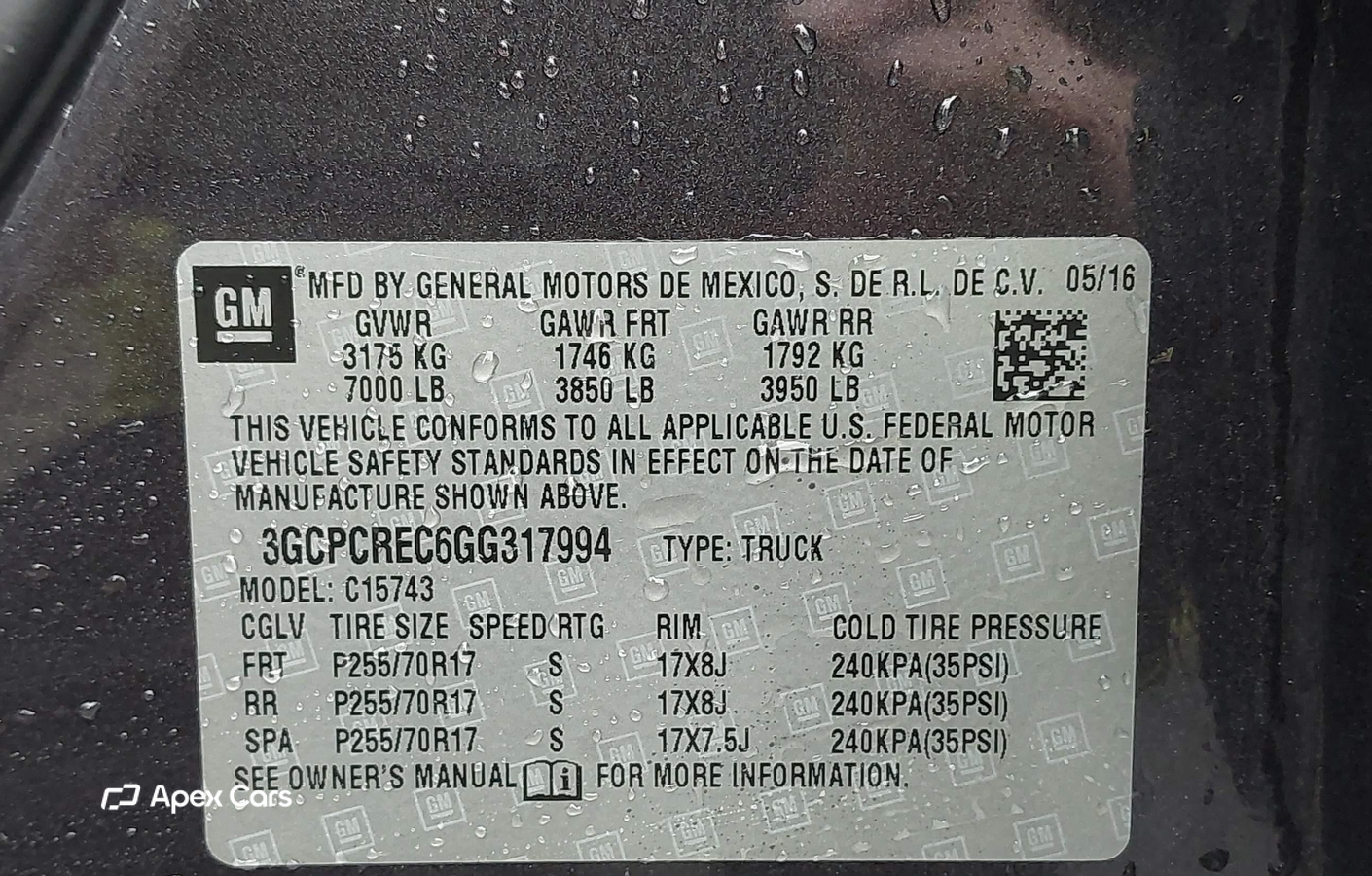 Chevrolet Silverado 2016