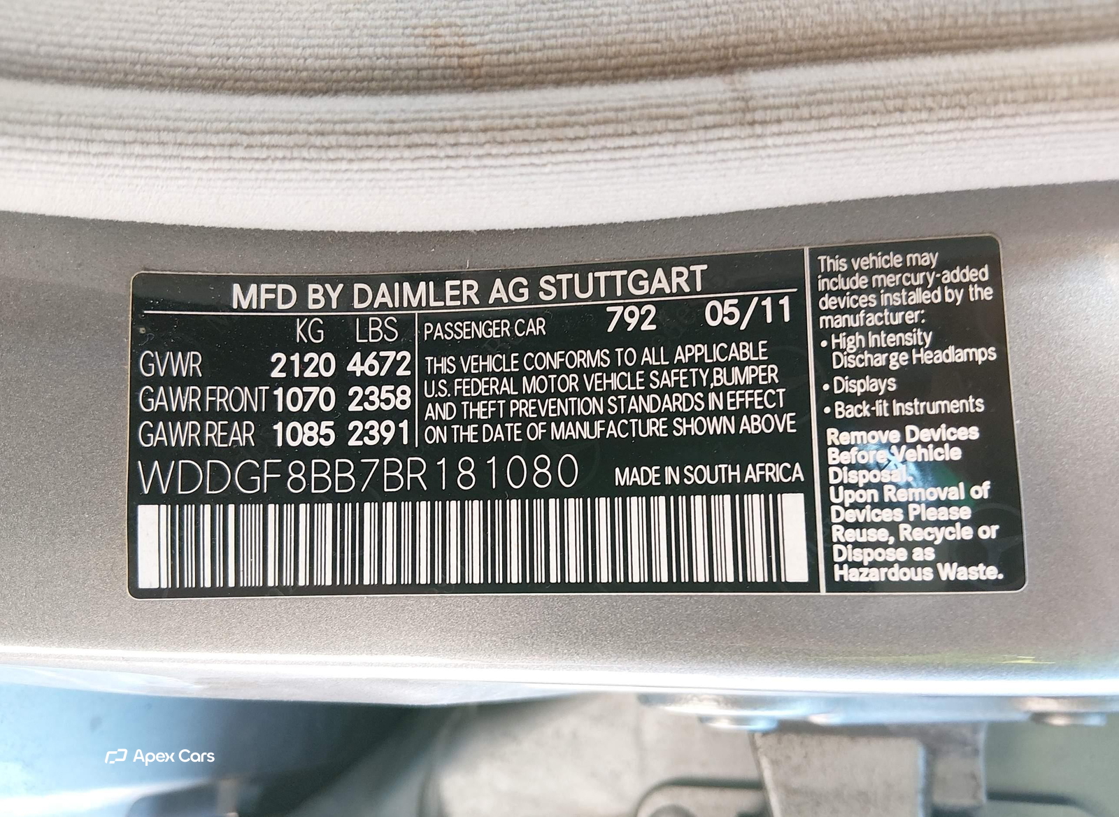 Mercedes-Benz C-klasse 2011