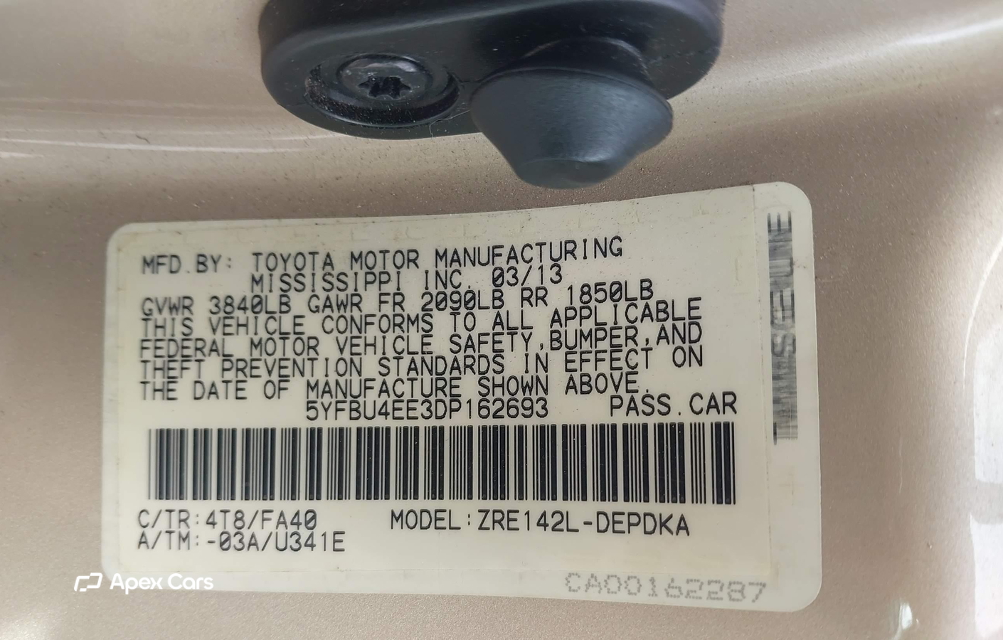 Toyota Corolla 2013