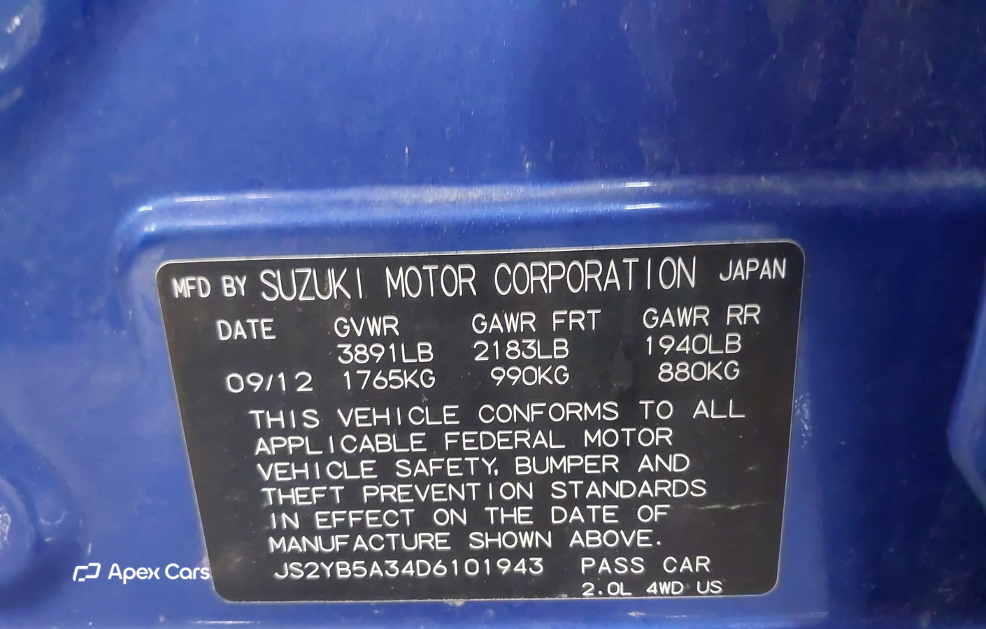 Suzuki SX4 2013