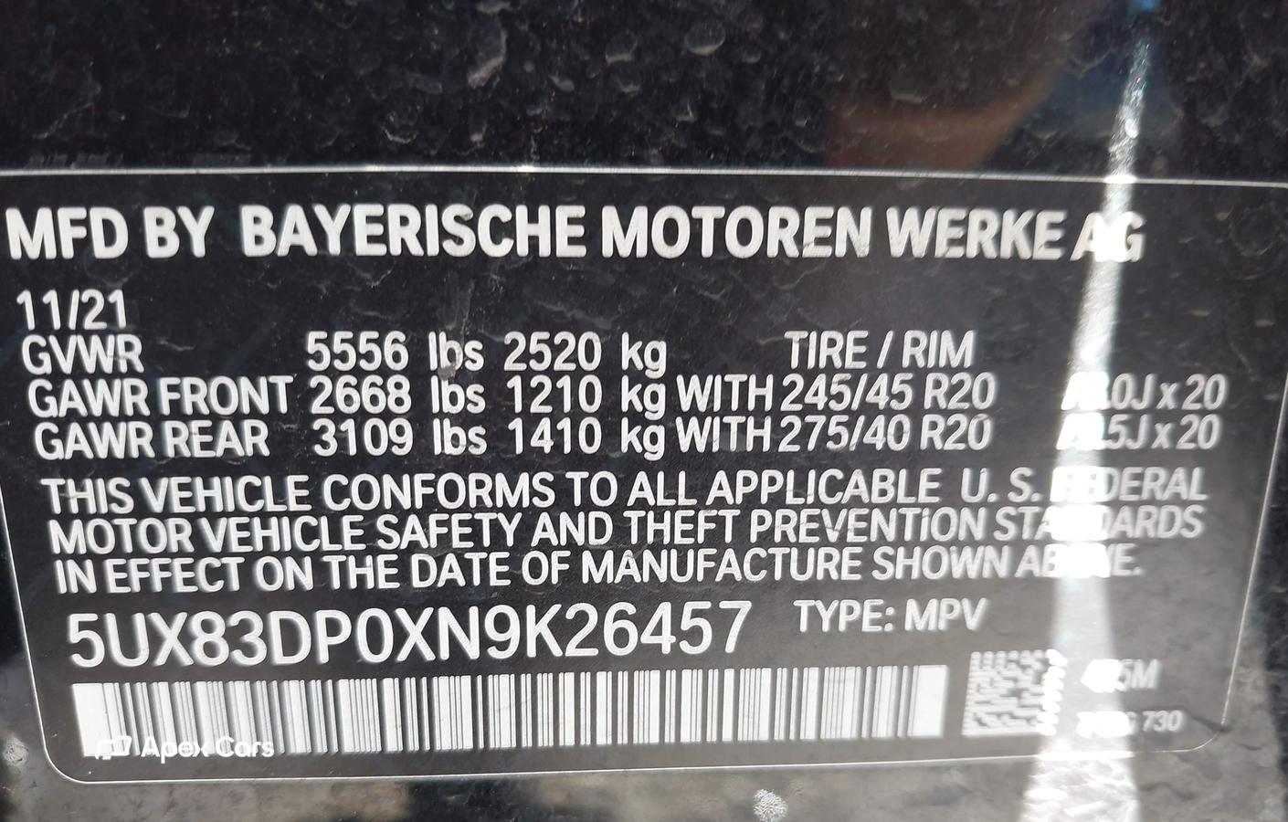 BMW X3 2022