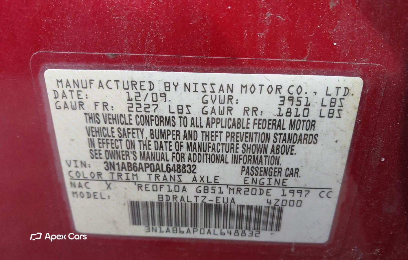 Nissan Sentra 2010