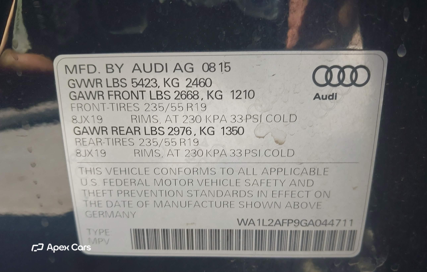 Audi Q5 2016