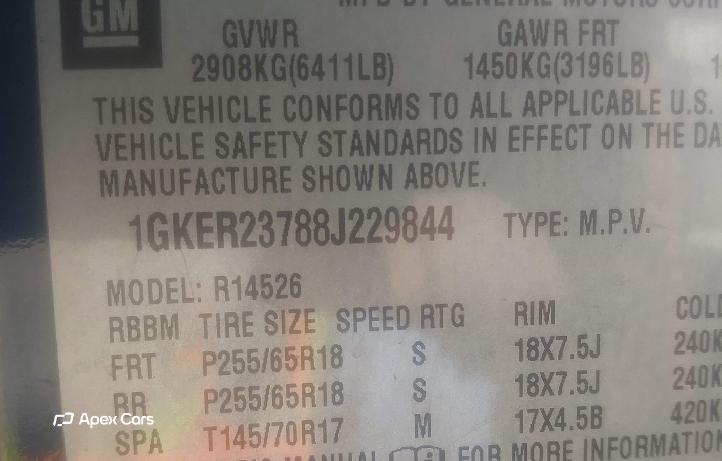 GMC Acadia 2008
