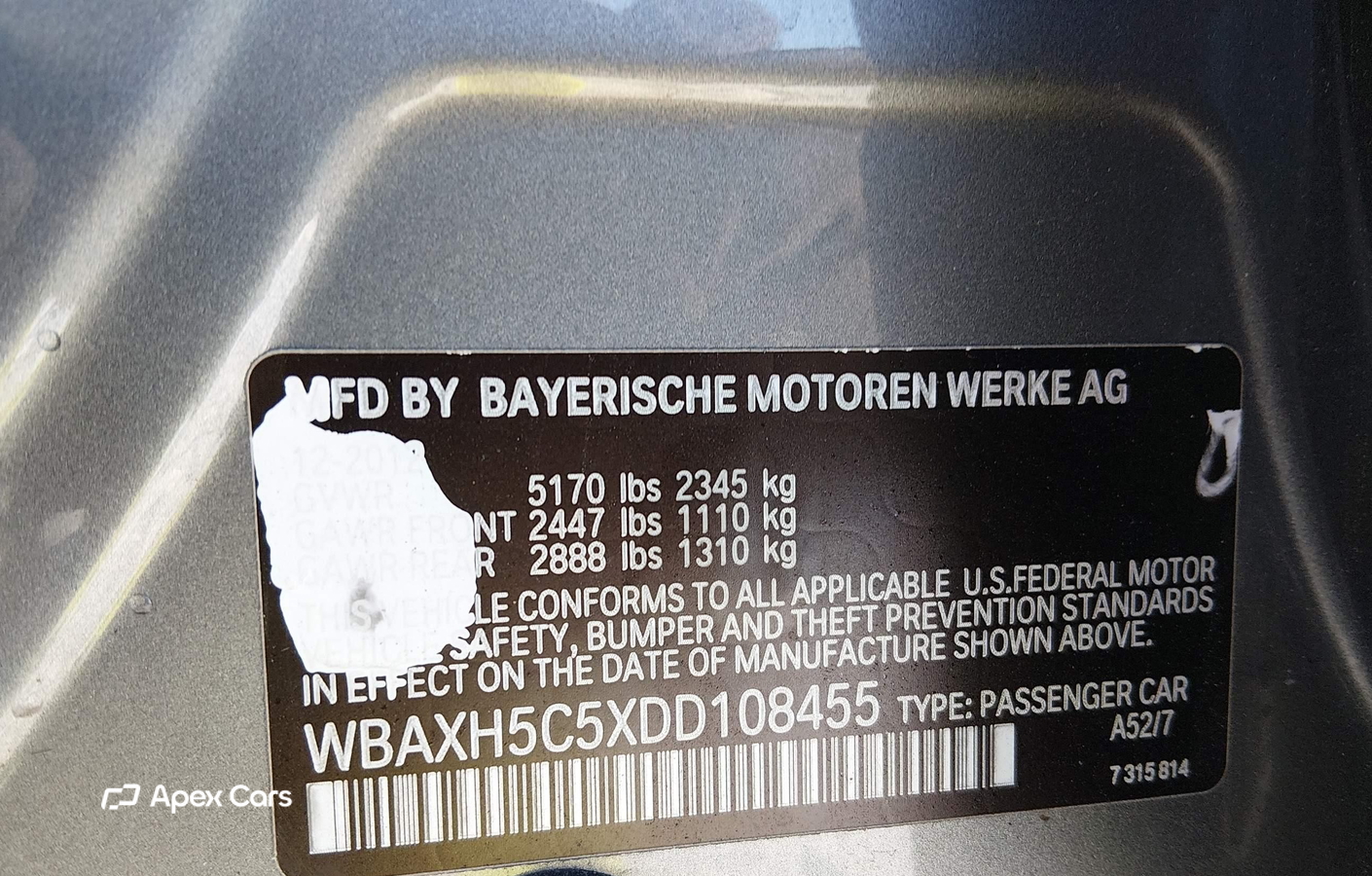BMW Series 5 2013