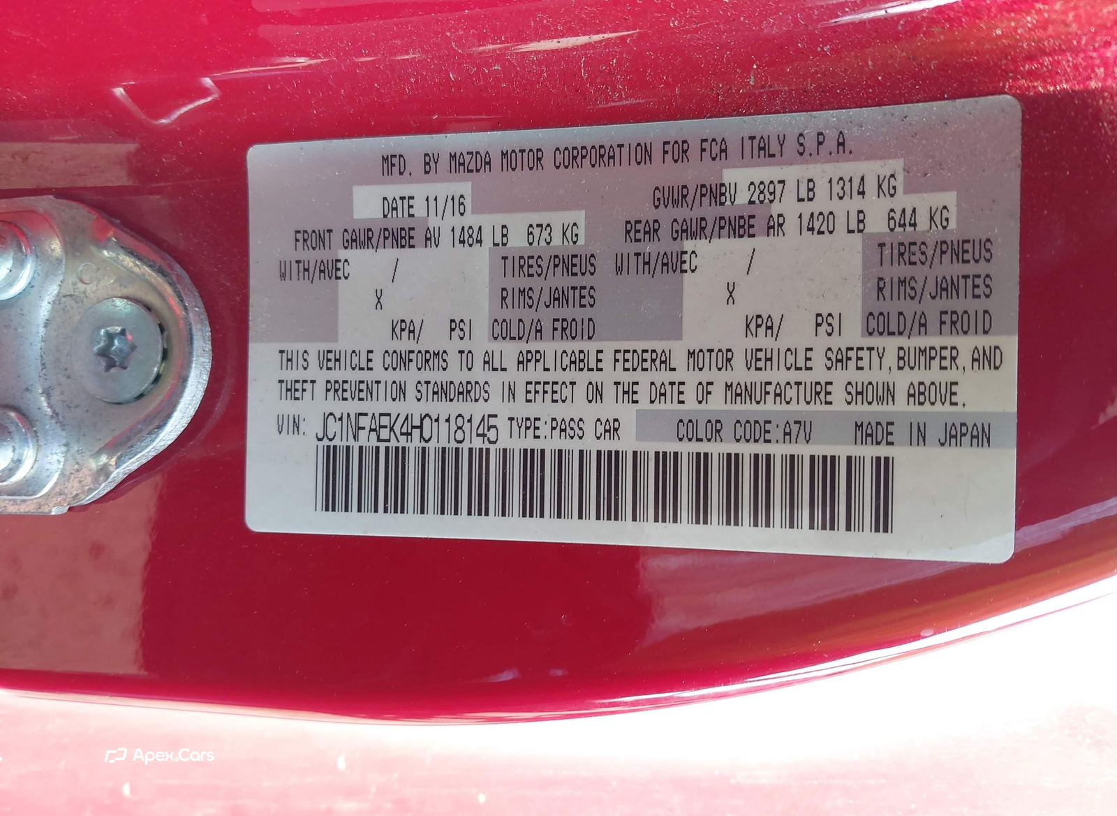 Fiat 124 Spider 2017