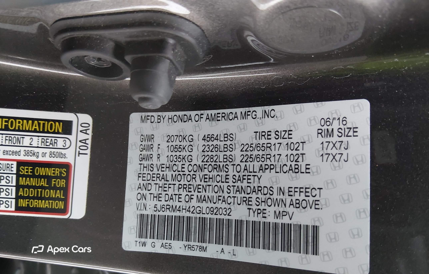 Honda CR-V 2016