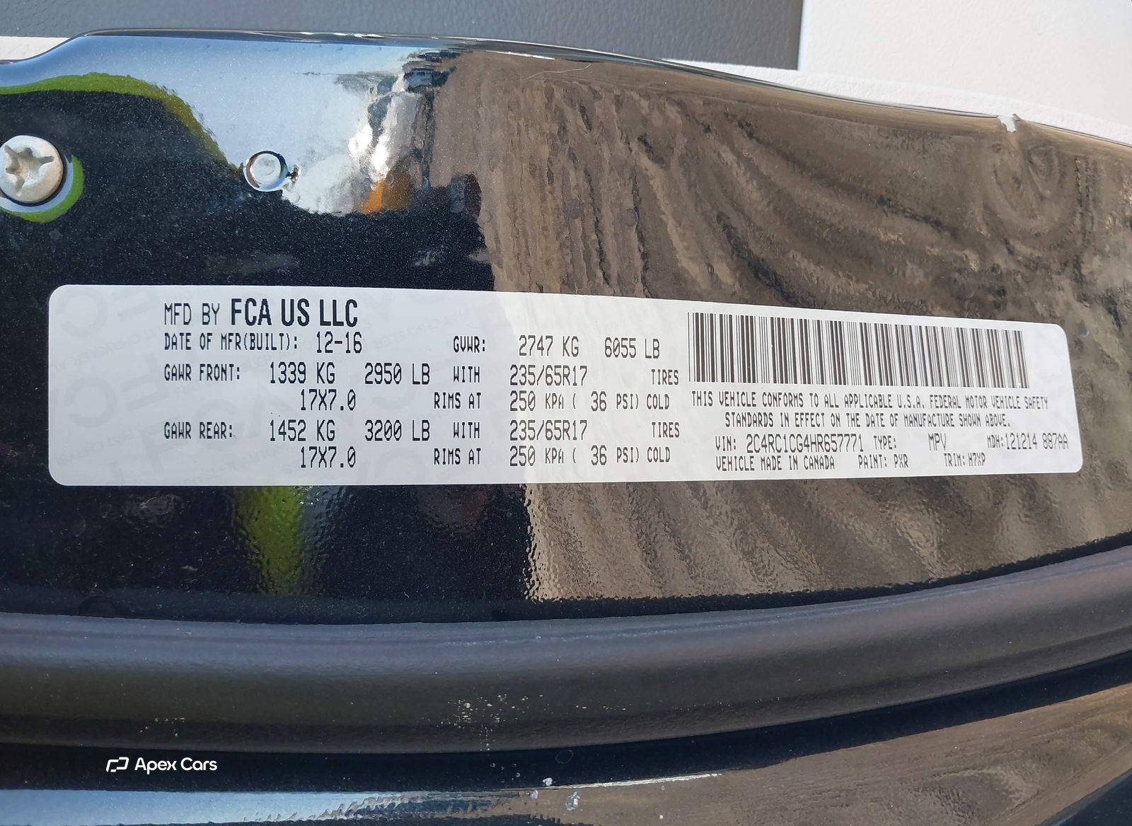 Chrysler Pacifica 2017