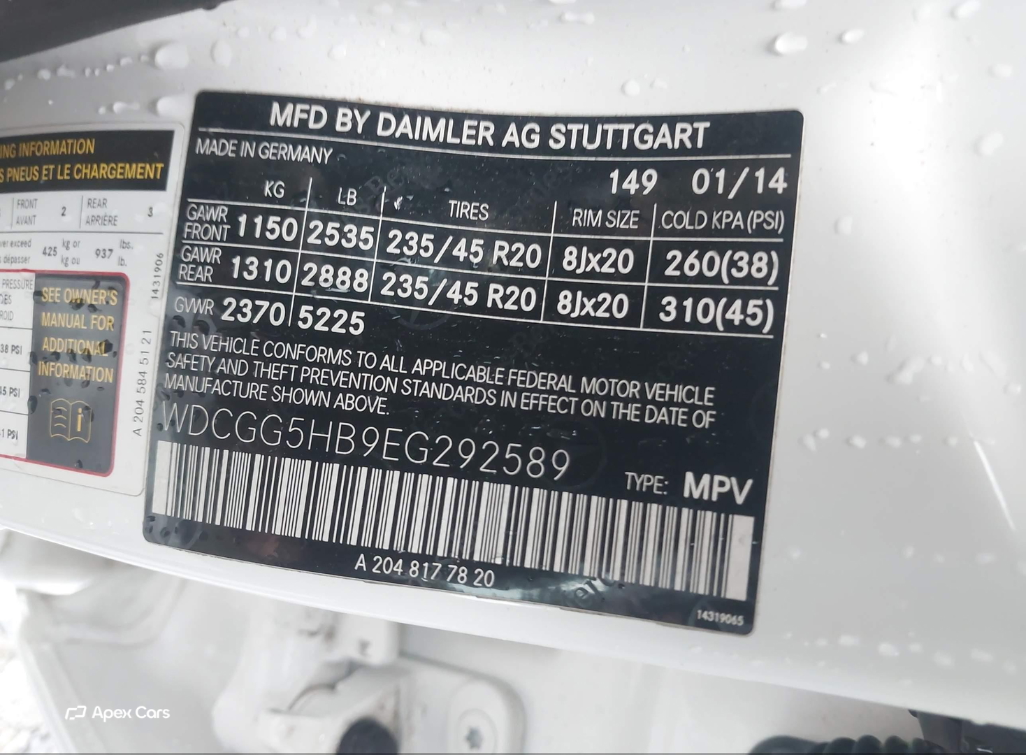 Mercedes-Benz GLK-klasse 2014