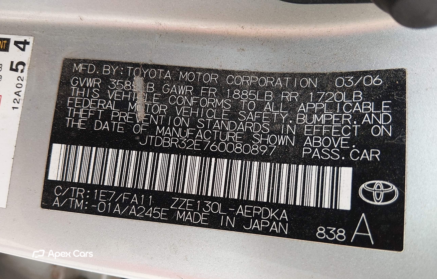 Toyota Corolla 2006