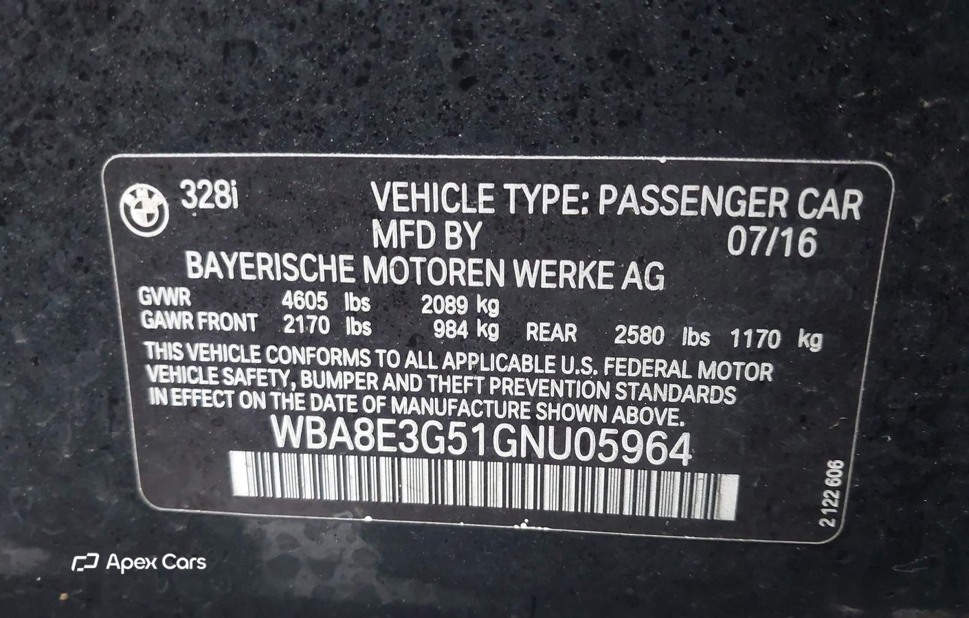 BMW Series 3 2016