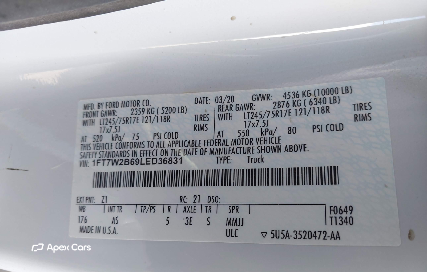 Ford F250 2020