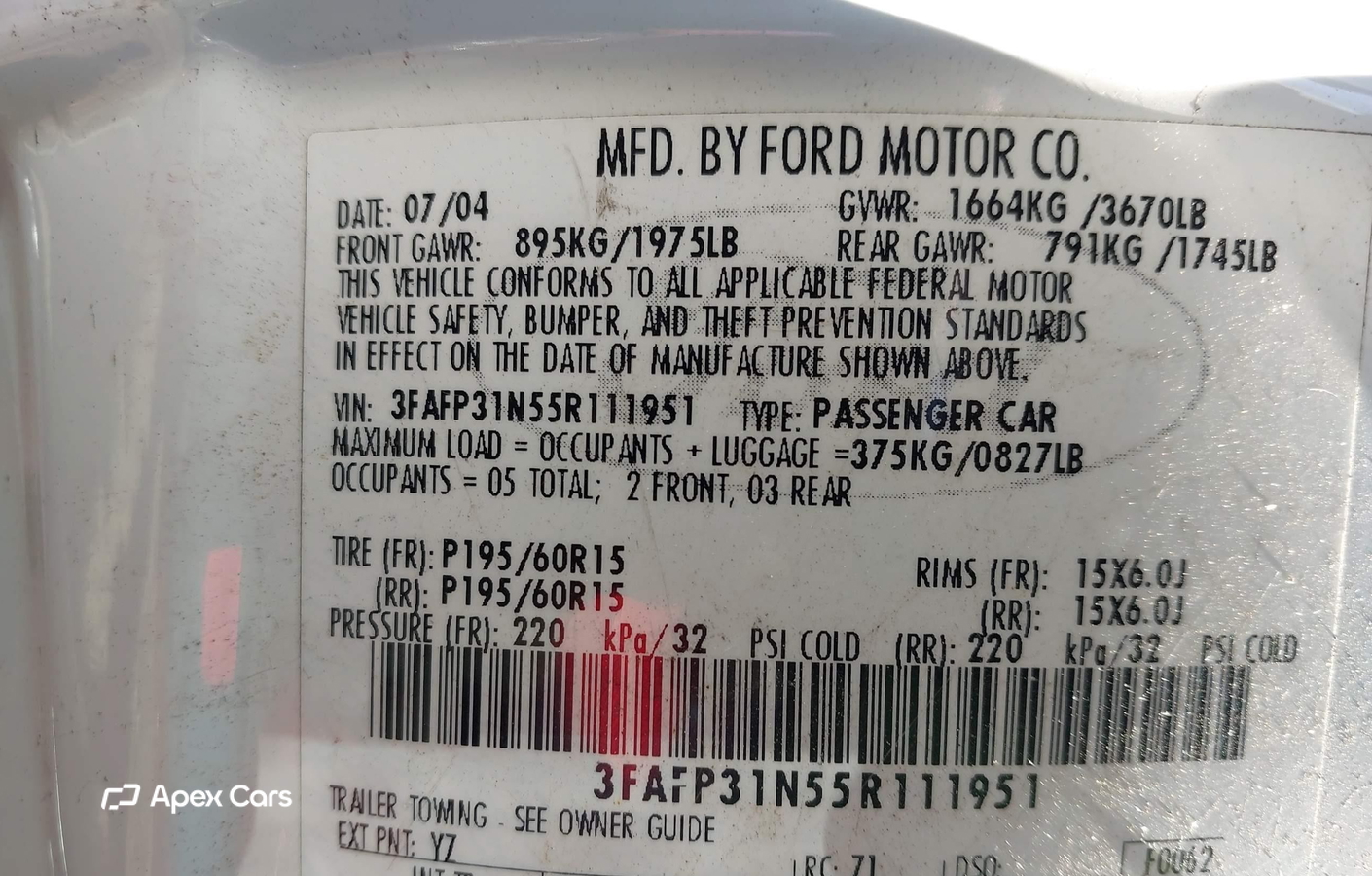 Ford Focus 2005