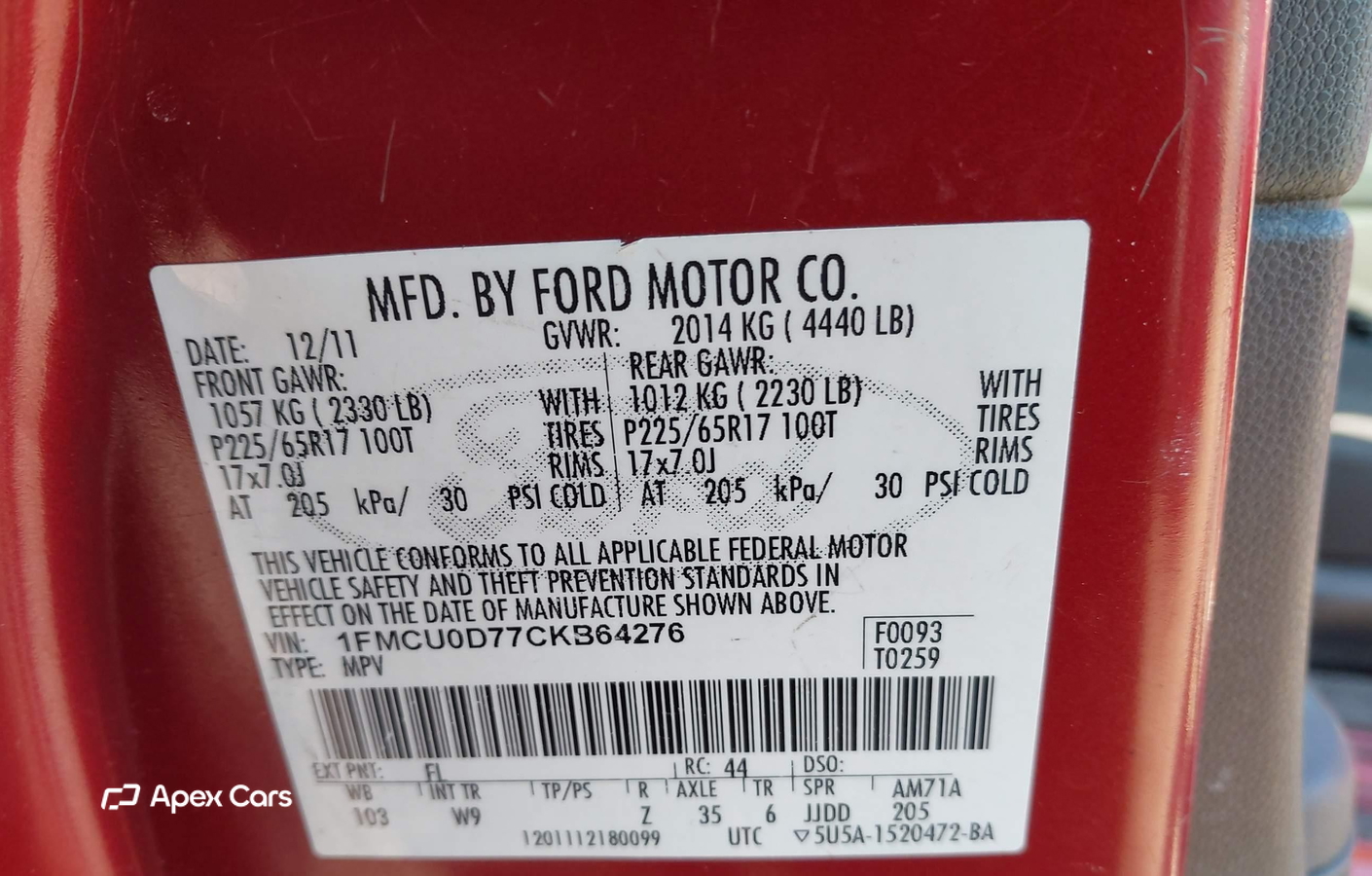 Ford Escape 2012