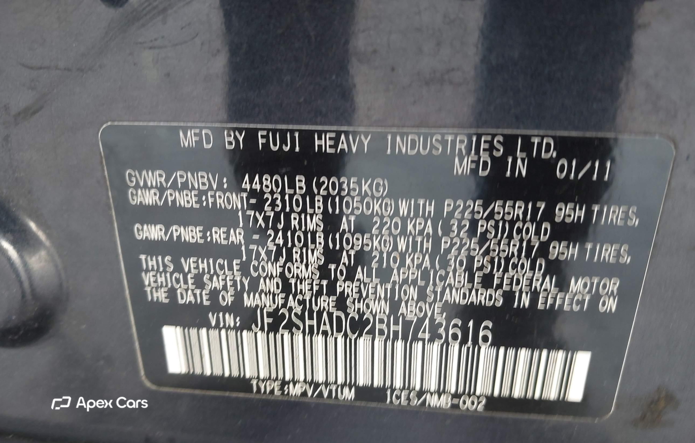 Subaru Forester 2011