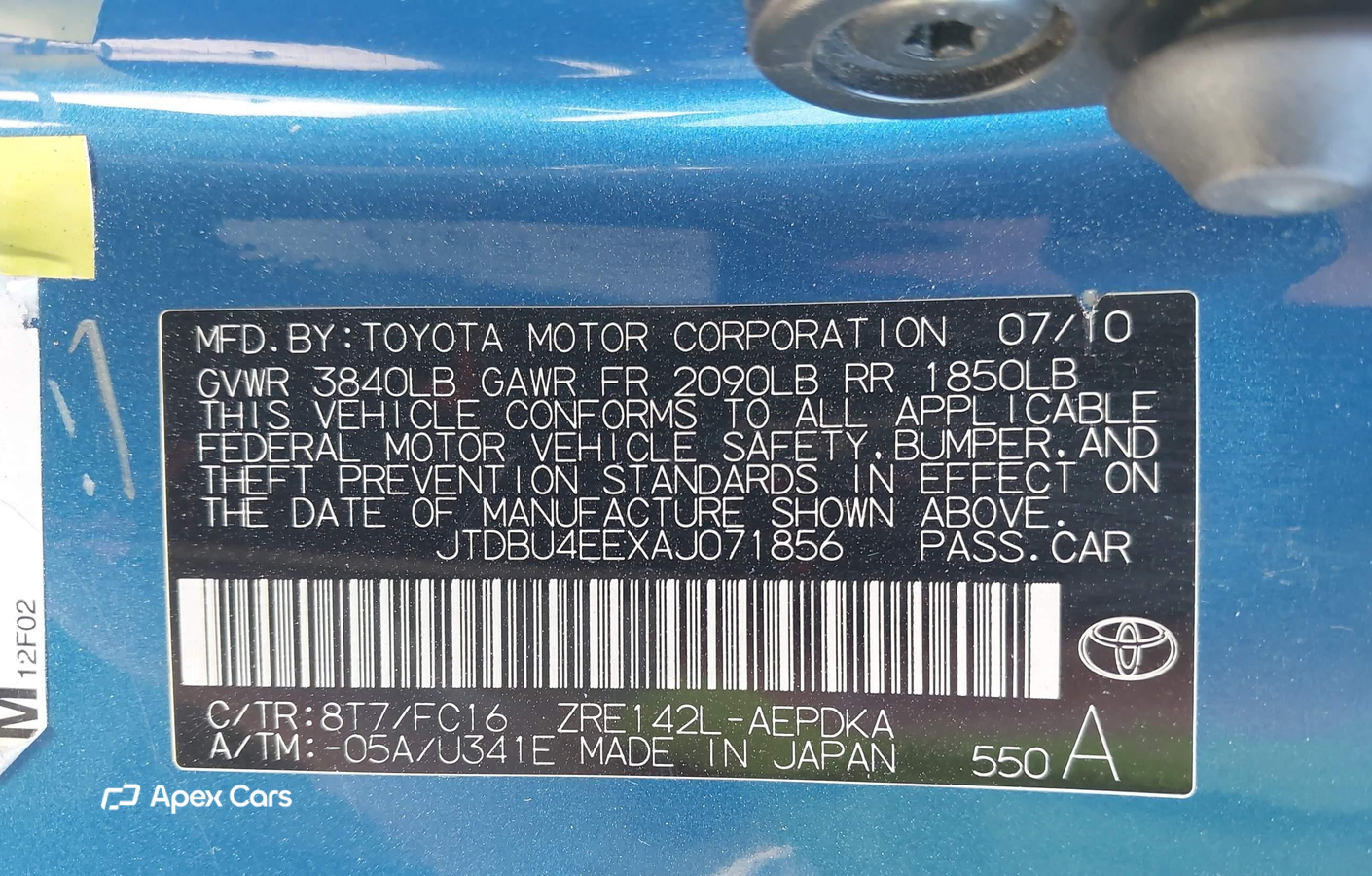 Toyota Corolla 2010