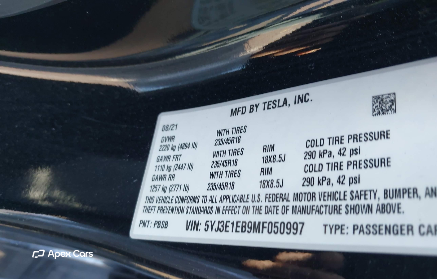 Tesla Model 3 2021