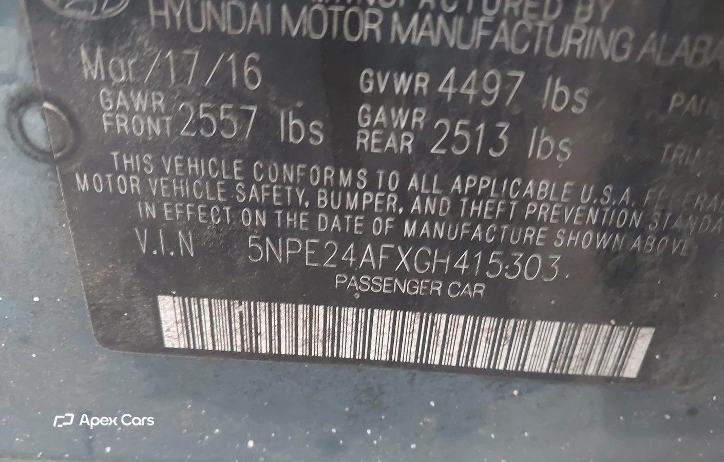 Hyundai Sonata 2016