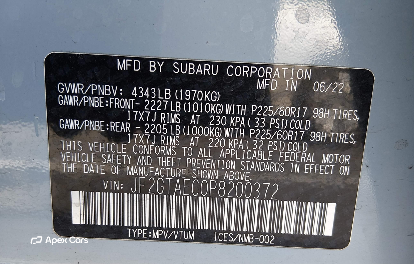 Subaru XV 2023