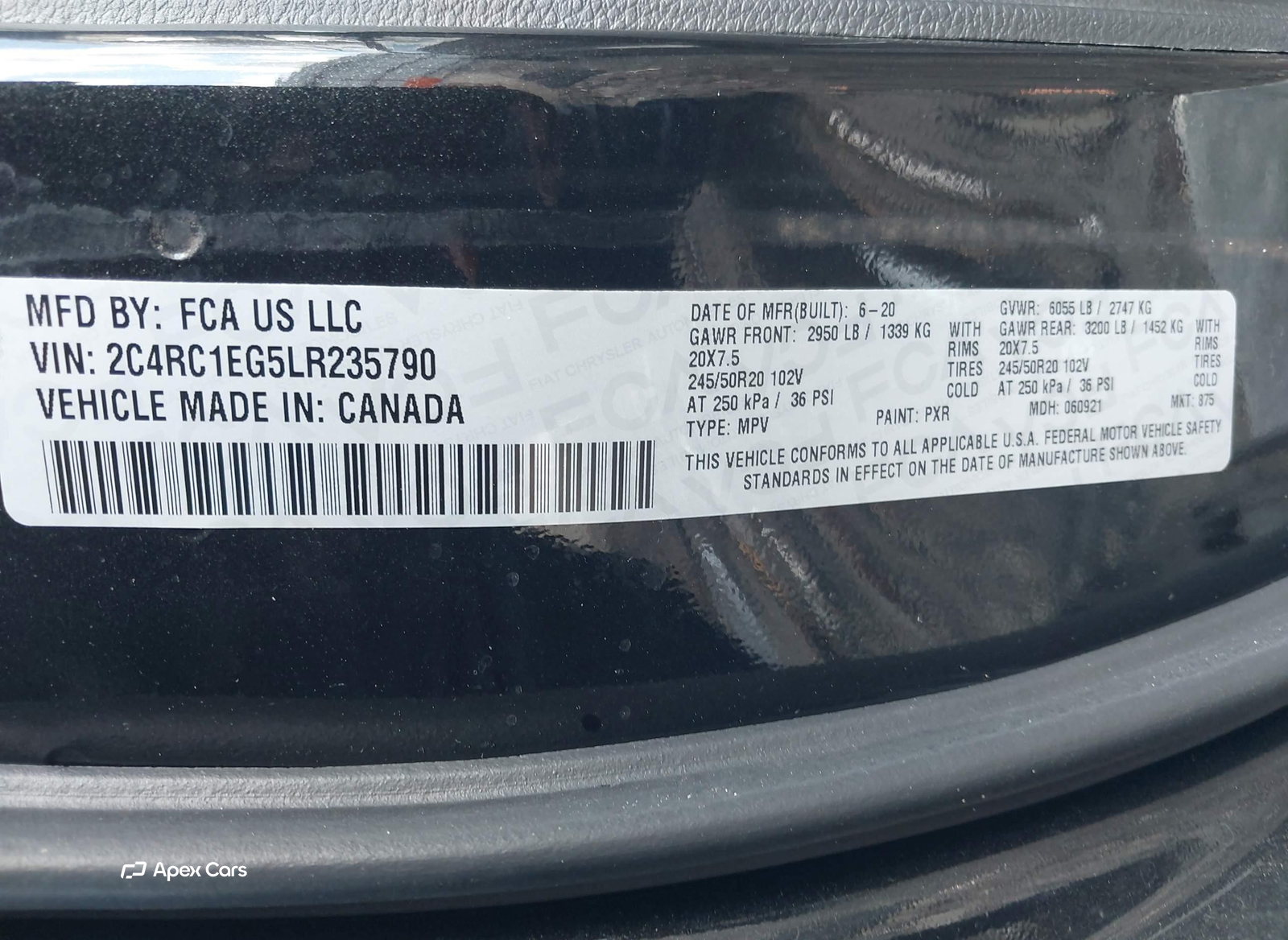 Chrysler Pacifica 2020