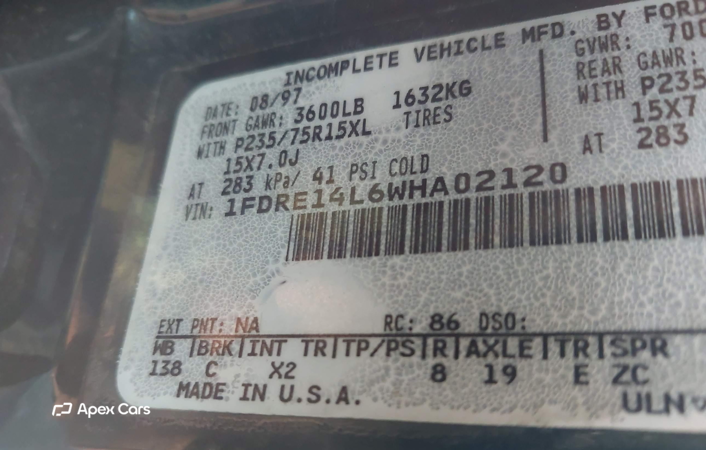 Ford Transit 1998
