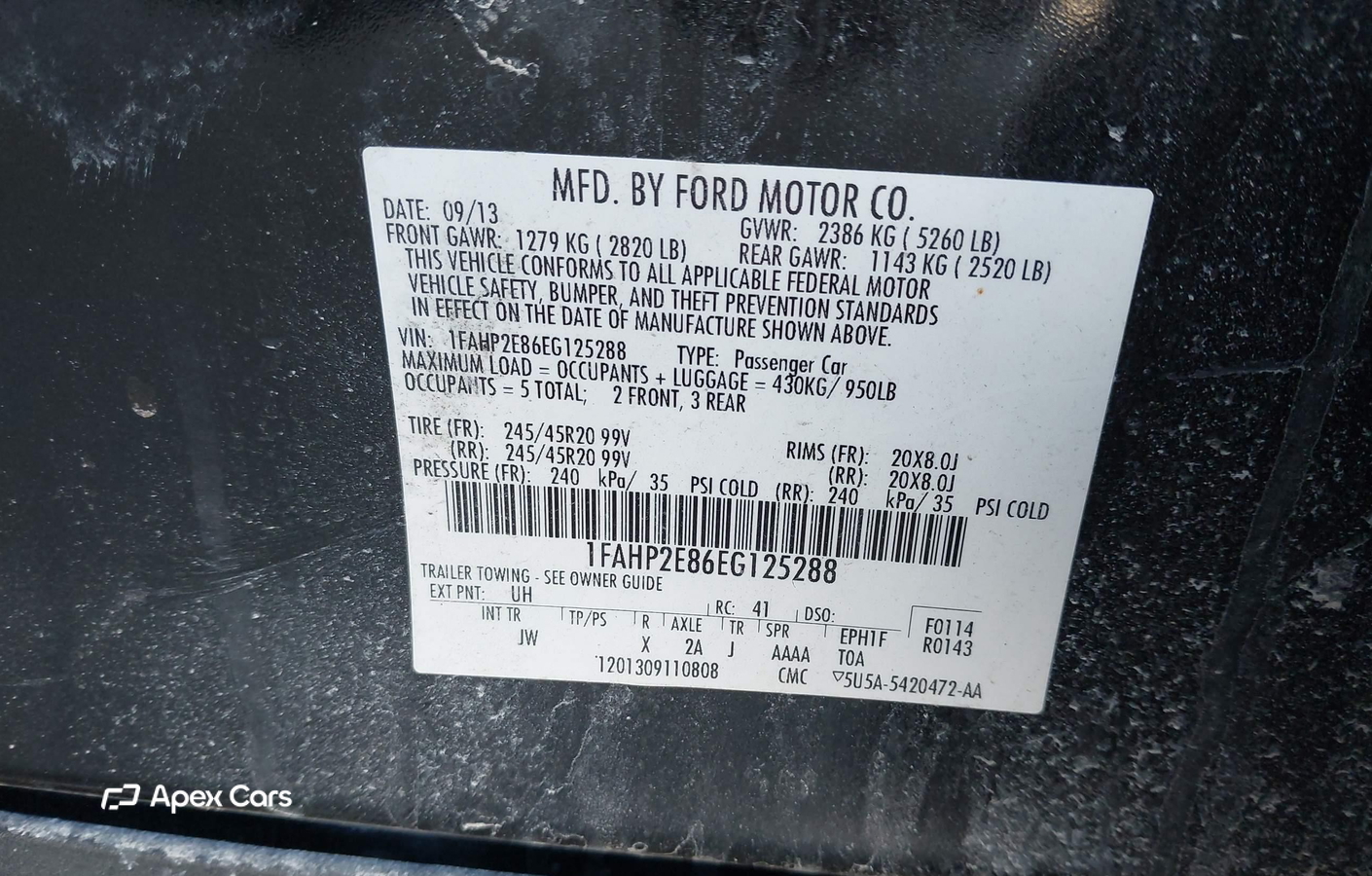 Ford Taurus 2014