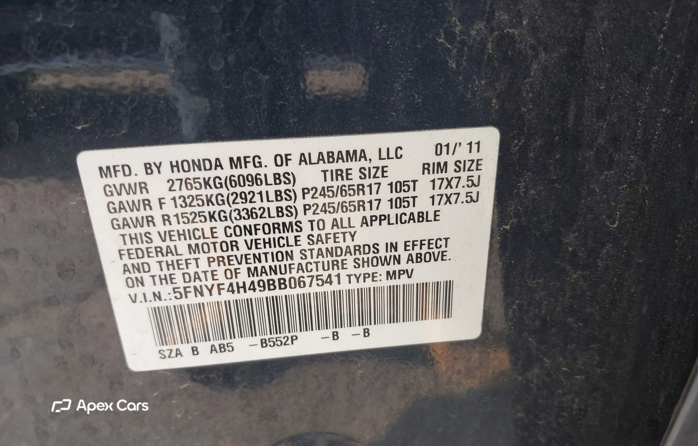 Honda Pilot 2011