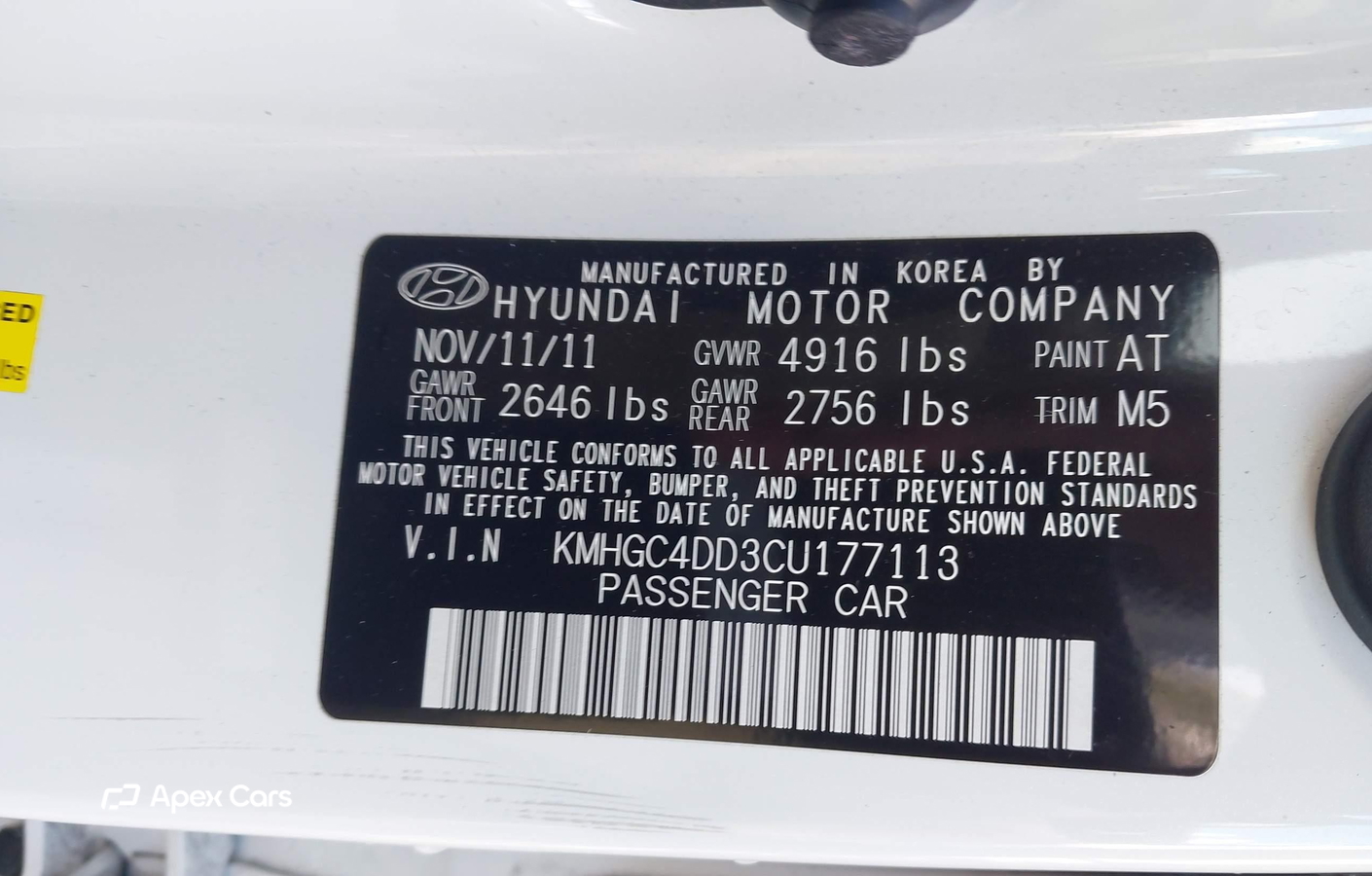 Hyundai Genesis 2012