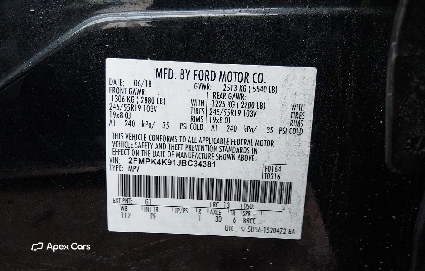 Ford Edge 2018