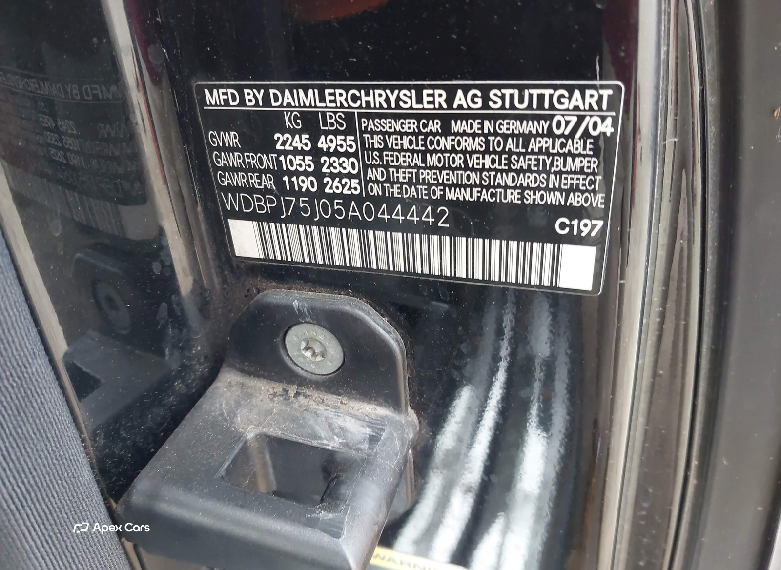 Mercedes-Benz CL-klasse 2005