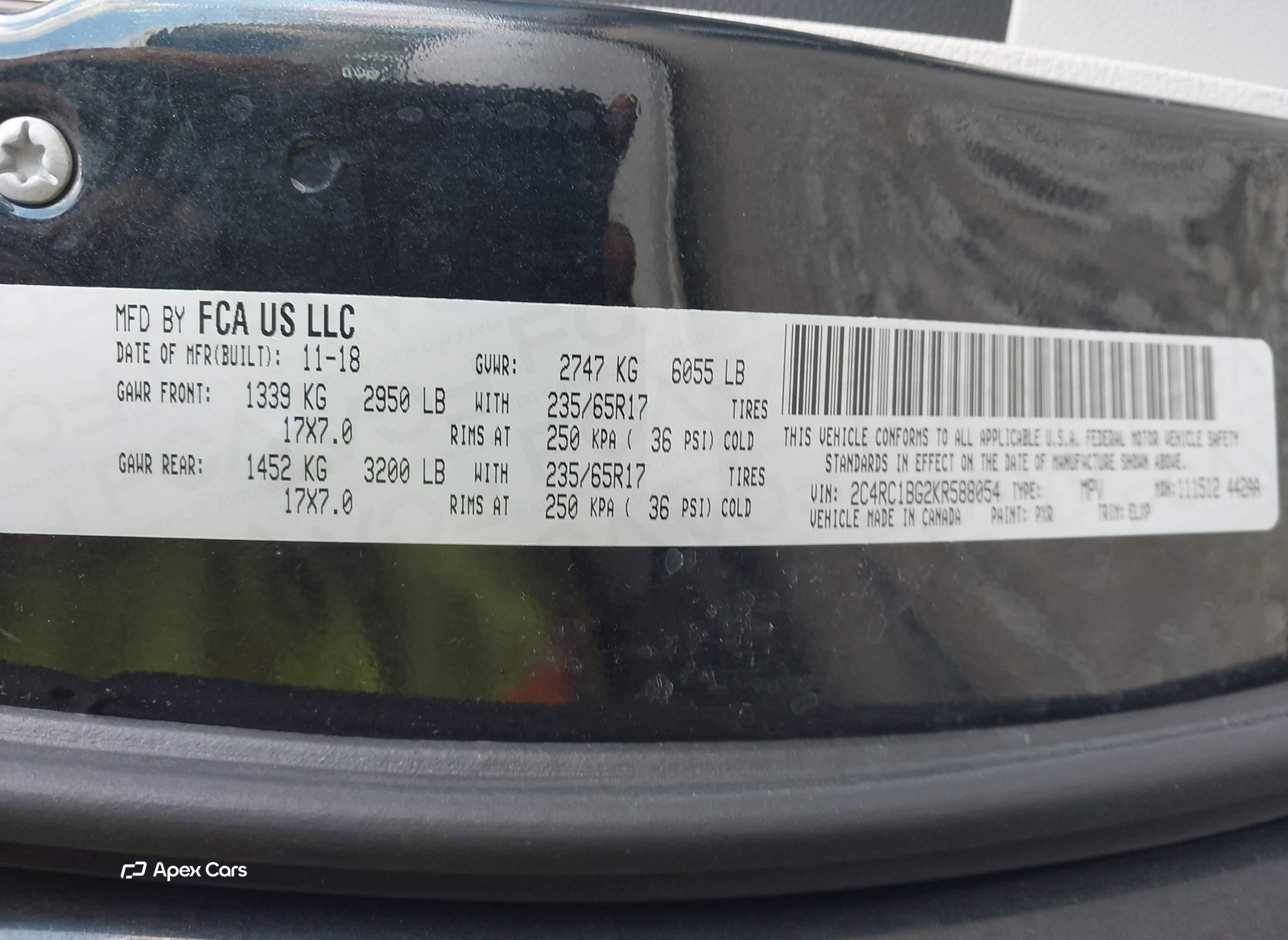 Chrysler Pacifica 2019