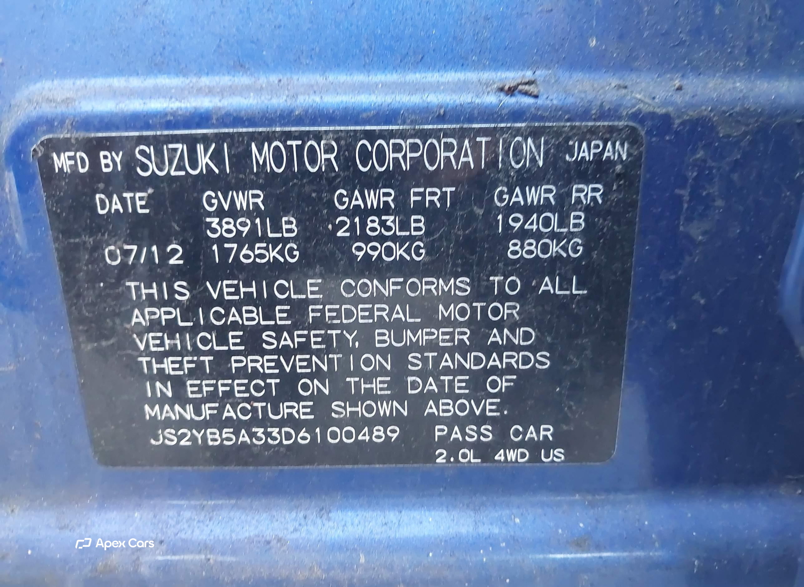 Suzuki SX4 2013