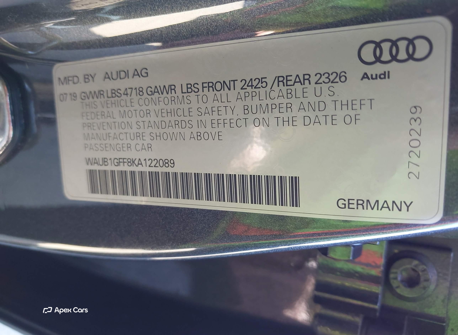 Audi S3 2019